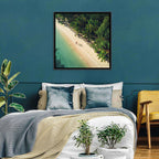 Dominica Beach Aerial, Late Afternoon Wall Art