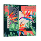 Tropical Leaves Collage Wall Art