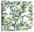 Snowberry Leaves Pattern Wall Art