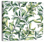 Snowberry Leaves Pattern Wall Art