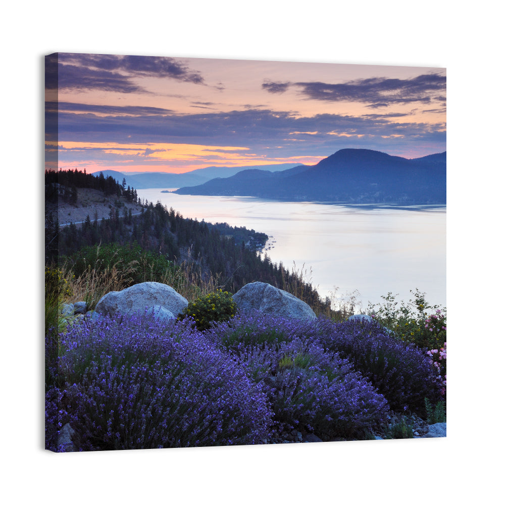 Okanagan Lavender Lake Wall Art