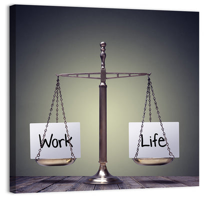 Work Life Balance Wall Art