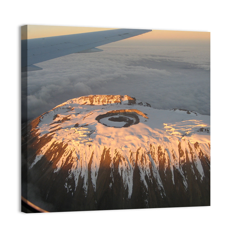 Mount Kilimanjaro Sunset Wall Art