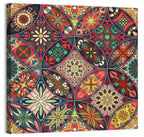 Vintage Mandala Tile Pattern Wall Art