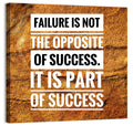 Failure Is Part of Success, Rock Texture Wall Art