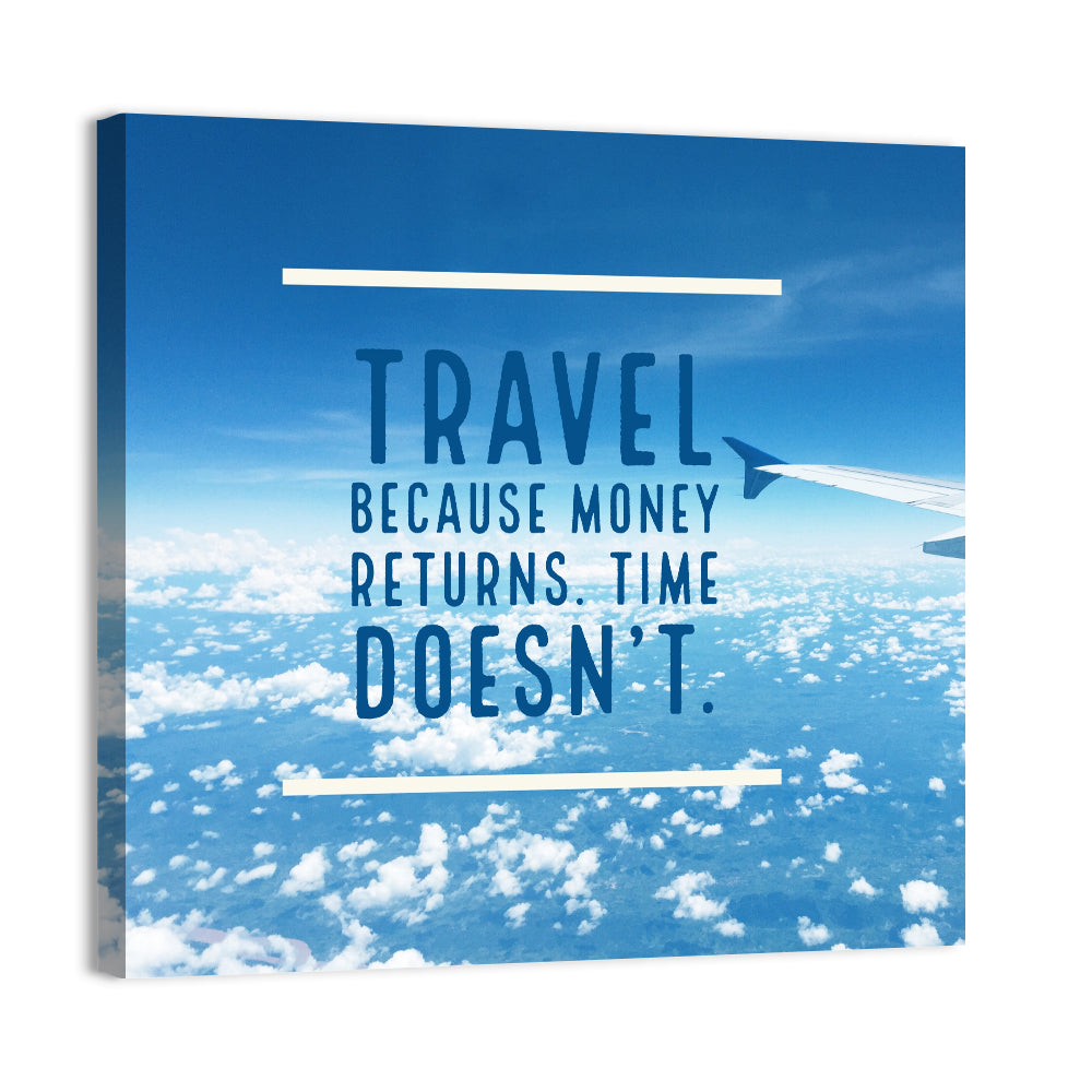 Travel Inspirational Quote Wall Art