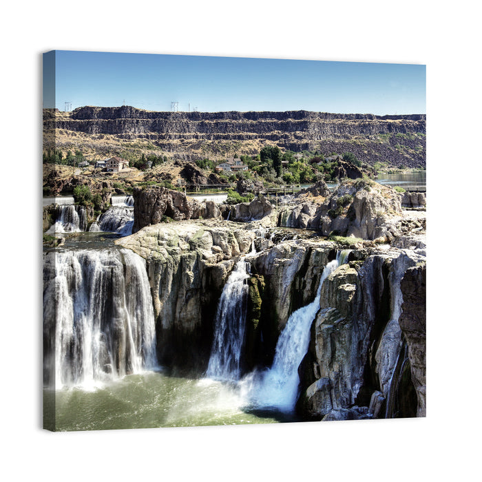 Shoshone Falls, Twin Falls Idaho Wall Art as a canvas print