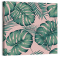 Areca Palm and Monstera Leaves Wall Art