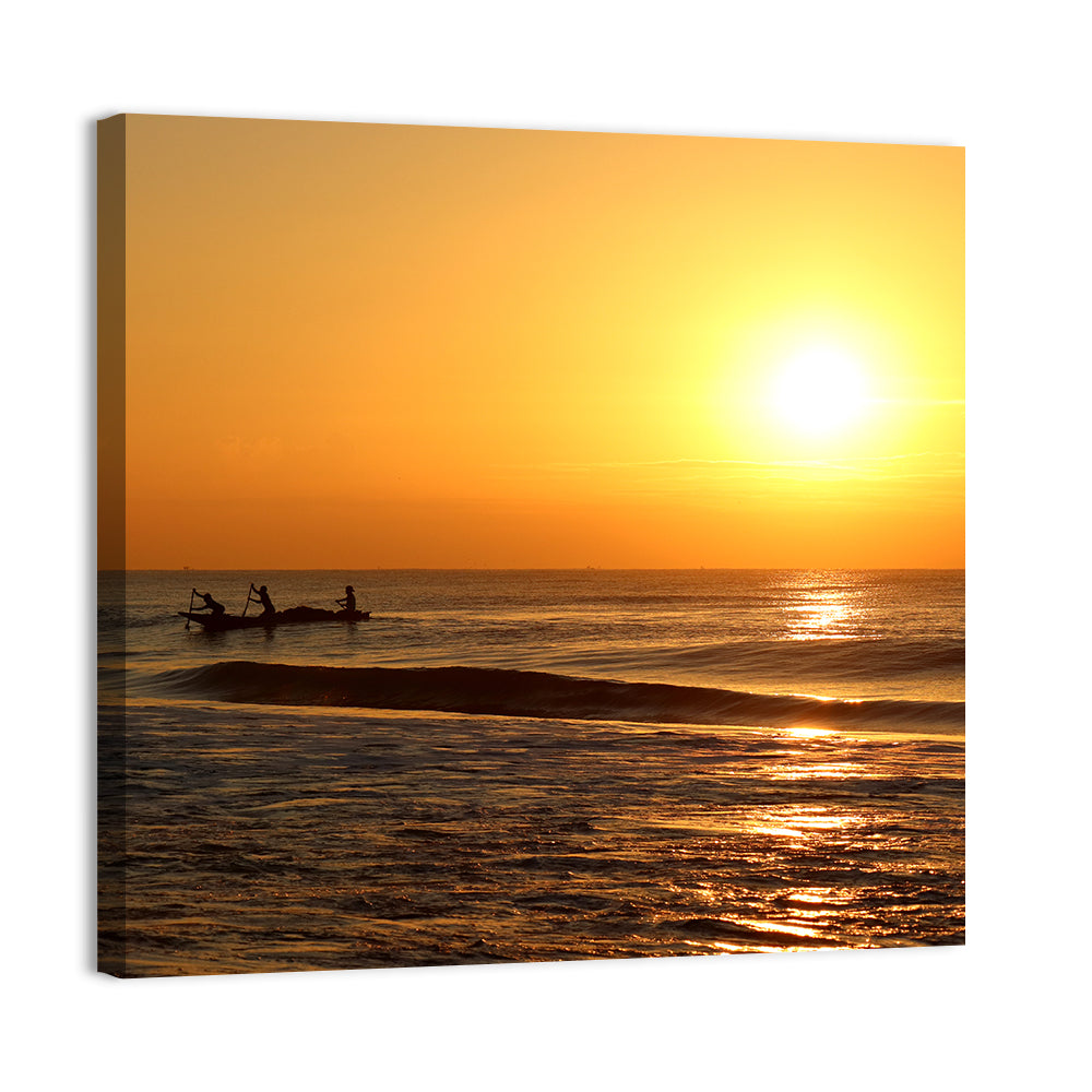Puri Beach Sunrise Wall Art