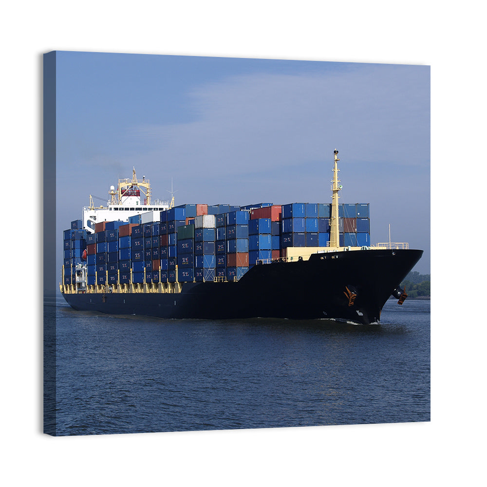 Container Ship Wall Art