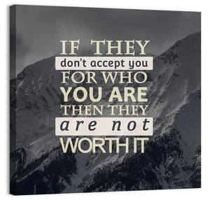 They Are Not Worth It I Wall Art