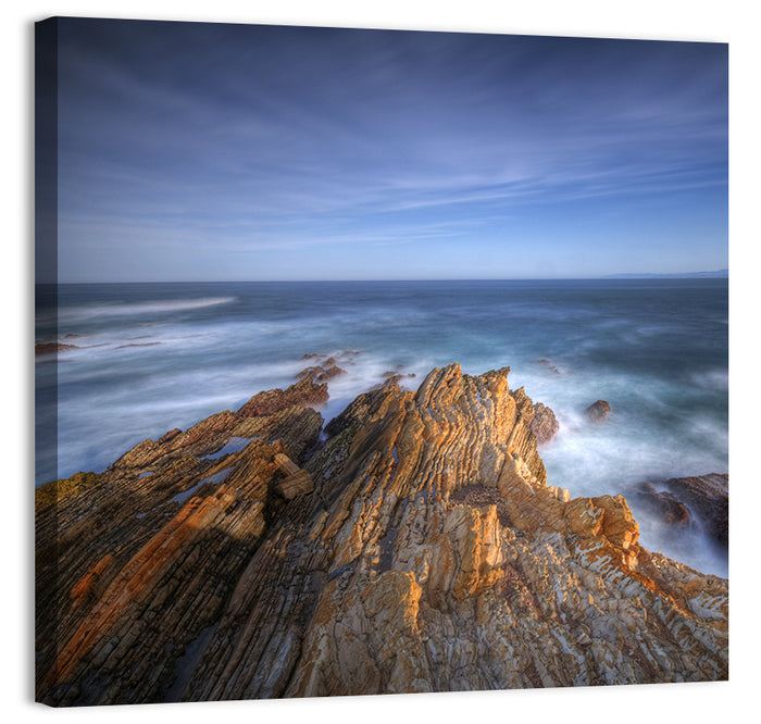 Montana De Oro Golden Coastline Wall Art as a canvas print