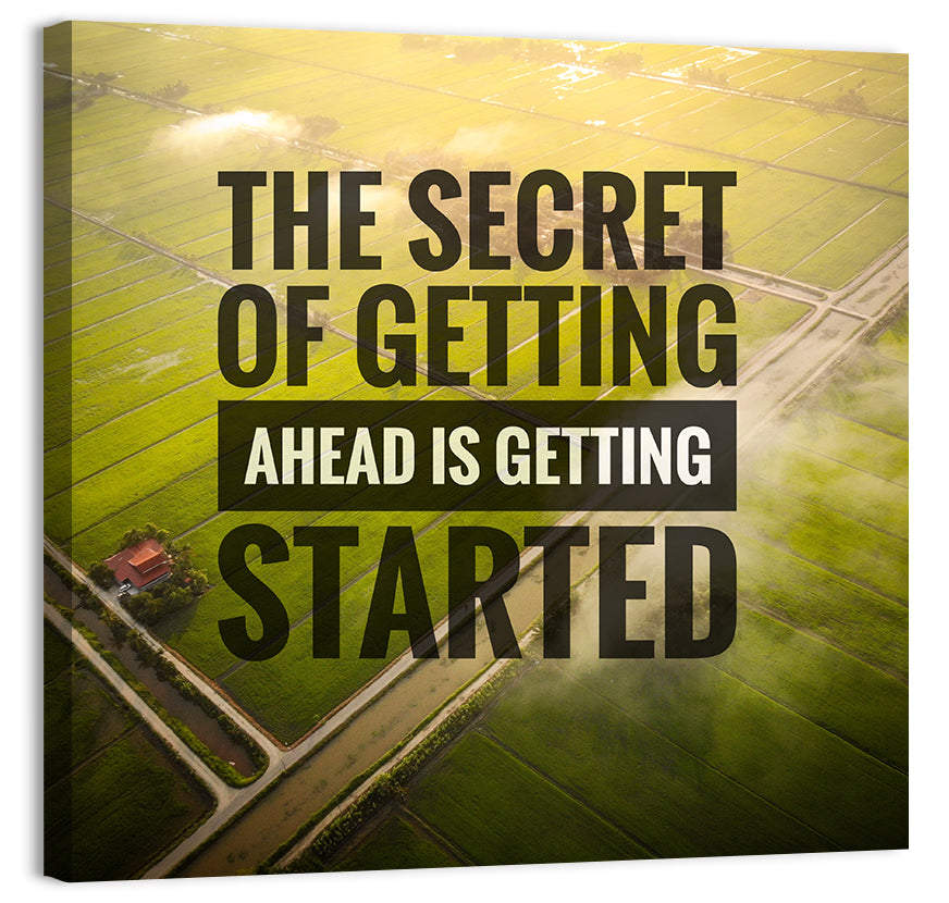 Getting Started Sunlit Farmland Wall Art