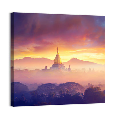 Buddhist Stupas Wall Art