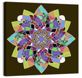 Dahlia Mandala Wall Art