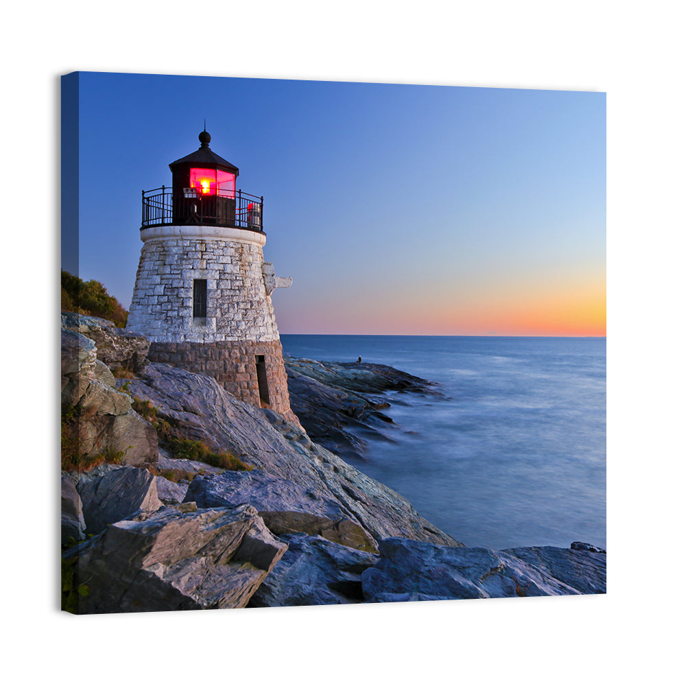 Lighthouse By Ocean Wall Art