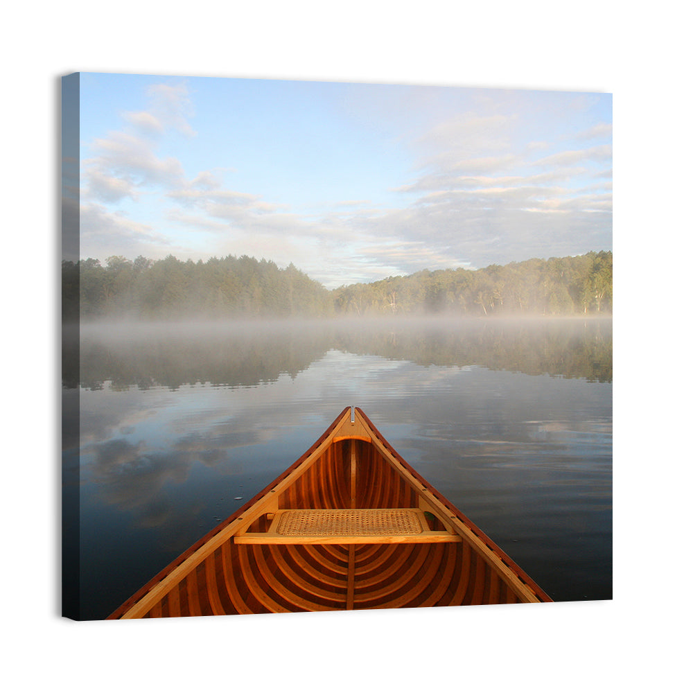 Canoe in Lake Ontario Wall Art