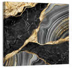 Gold River Abstract Wall Art
