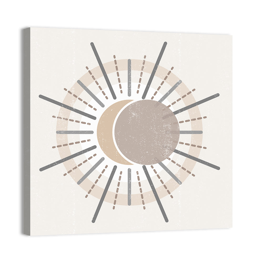 Sunburst Boho Minimalist Ii Wall Art