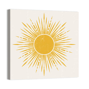 Sun Boho Minimalist II Wall Art