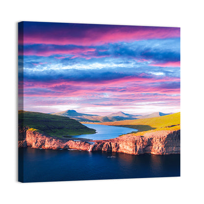 Vagar Island Sunset Wall Art