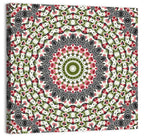 Cherry Mosaic Mandala Wall Art