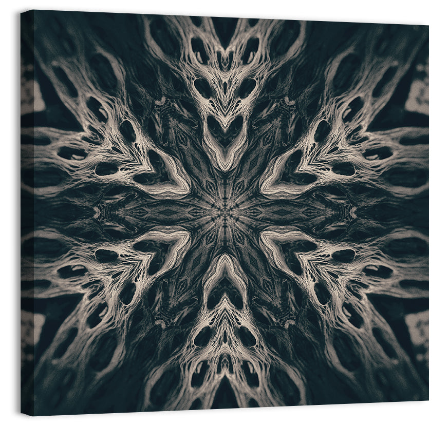 Gothic Demon Mandala Wall Art