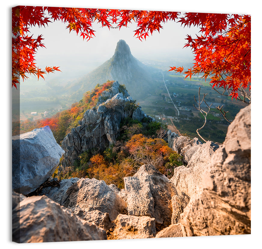 Khao No Nakhon Sawan Mountains Wall Art