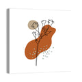 Terracotta Meadow Foliage Wall Art