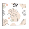 Monstera Leaf Pattern Wall Art