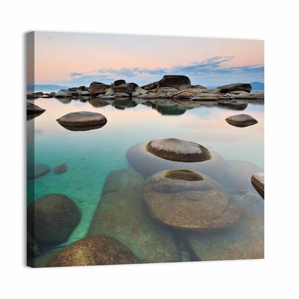 Sand Harbor Dusk, Lake Tahoe Wall Art