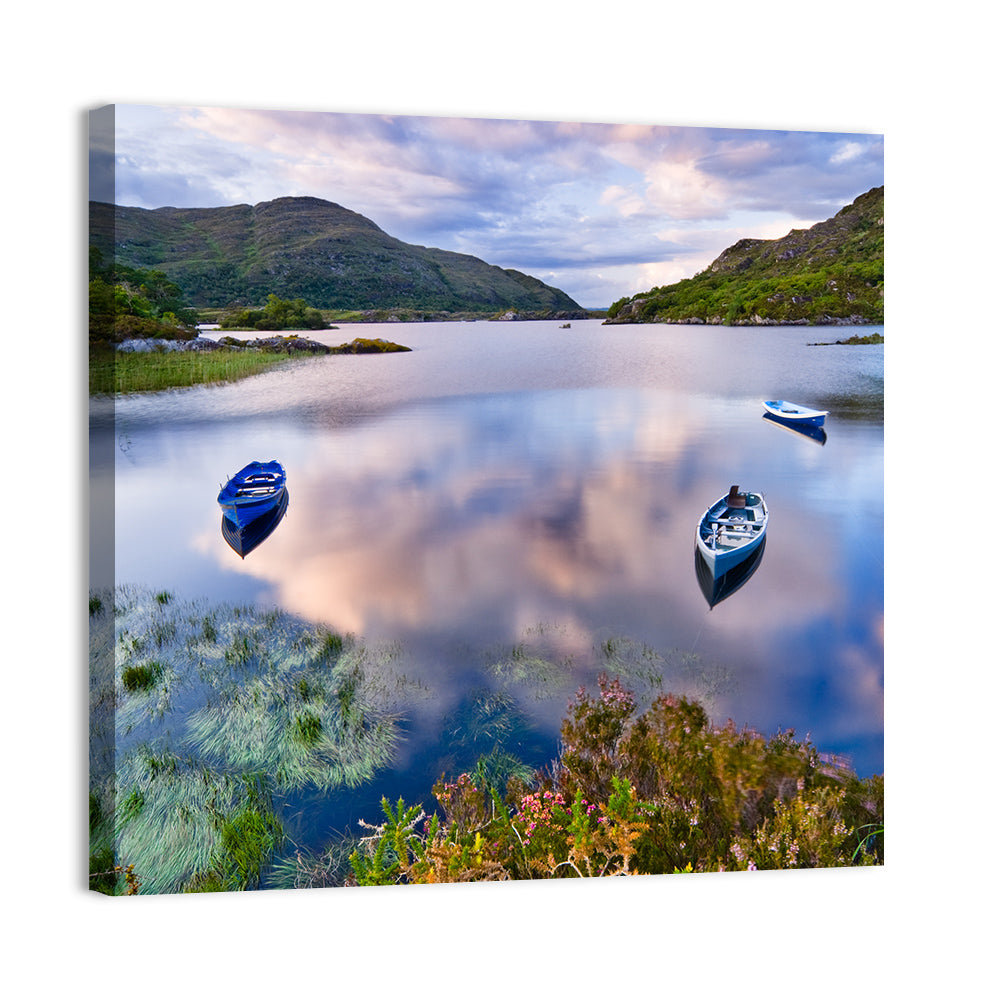 Lough Leane Rowboats at Dusk Wall Art