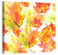 Falling Autumn Leaves Wall Art