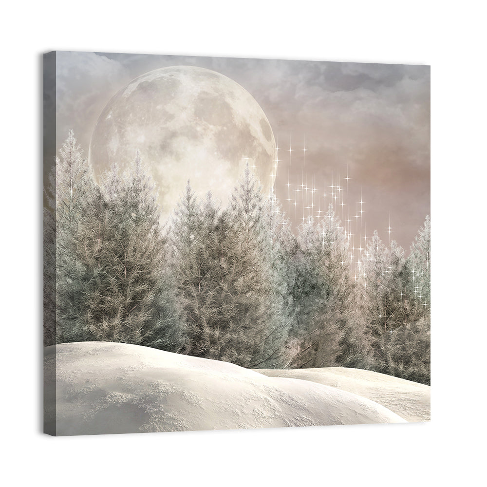 Enchanted Winter Forest Wall Art