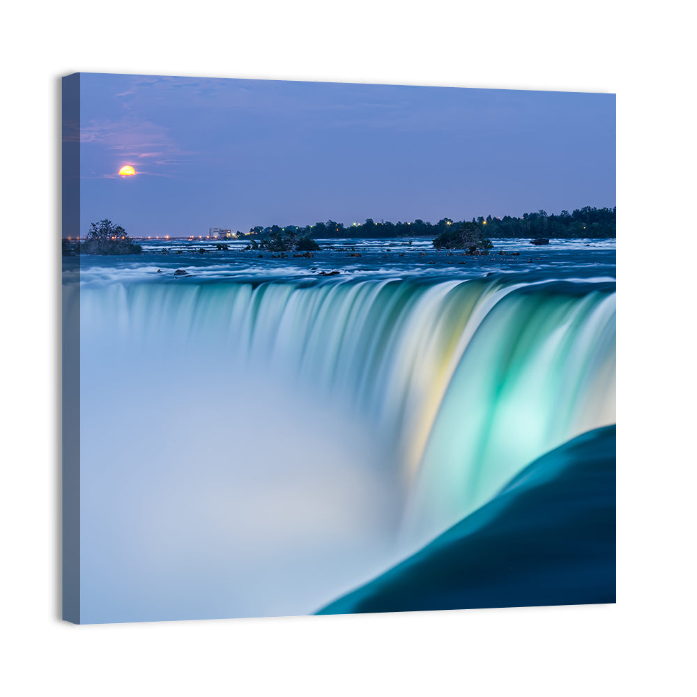 Horseshoe Falls by Moonlight Wall Art