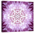 Kaleidoscopic Dahlia Mandala Wall Art