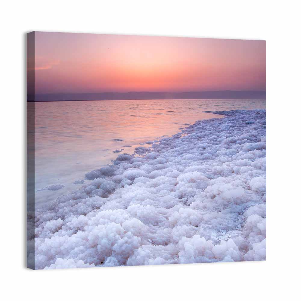 Dead Sea Salty Beach Wall Art