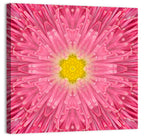Kaleidoscopic Daisy Mandala Bloom Wall Art