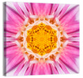 Kaleidoscopic Dahlia Mandala Bloom Wall Art