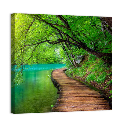 Forest Stream Pathway Wall Art