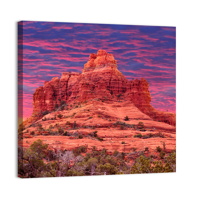 Bell Rock Sunset, Sedona Wall Art as a canvas print
