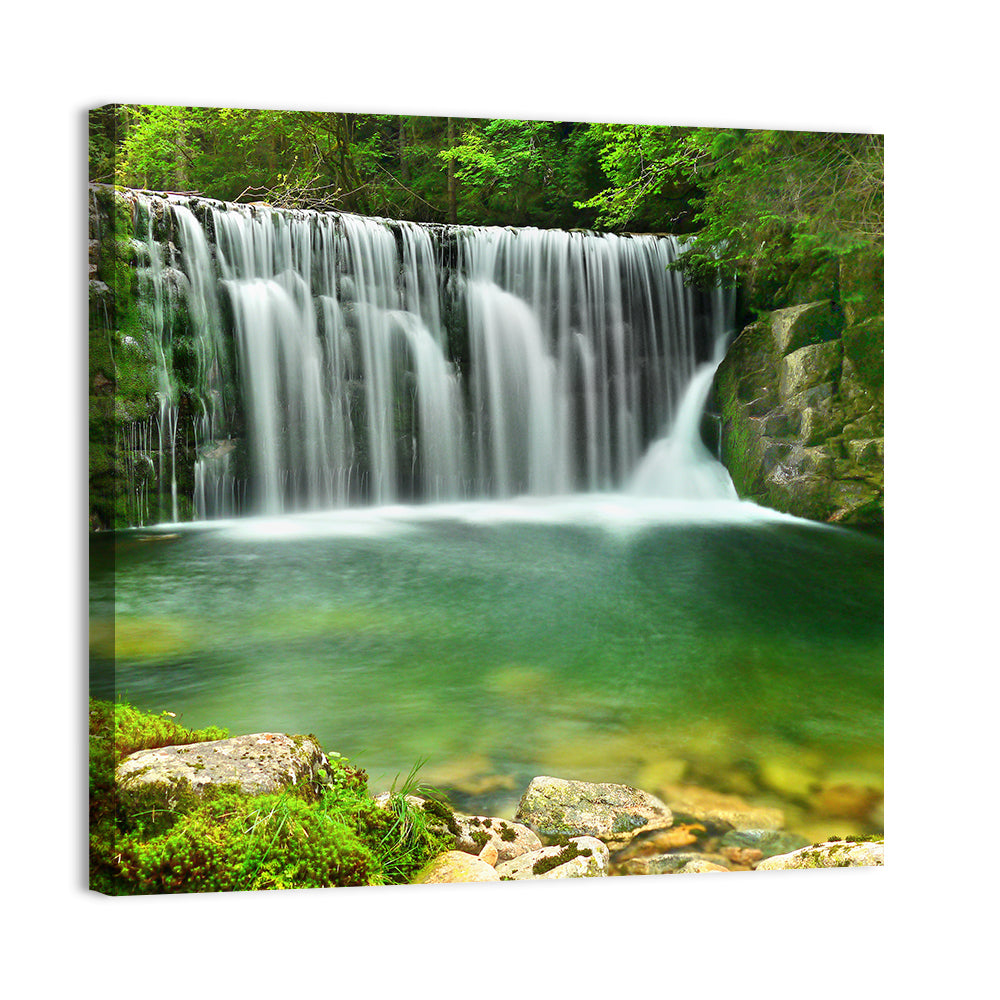 Emerald Lake Cascade Wall Art