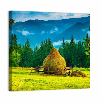 Mountain Haystack Wall Art