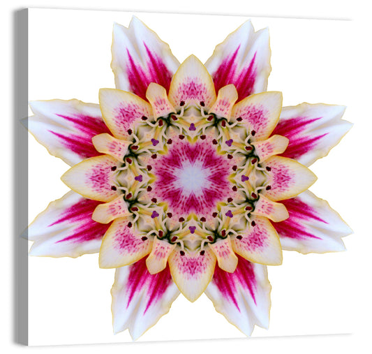 Star Mandala Pattern Wall Art