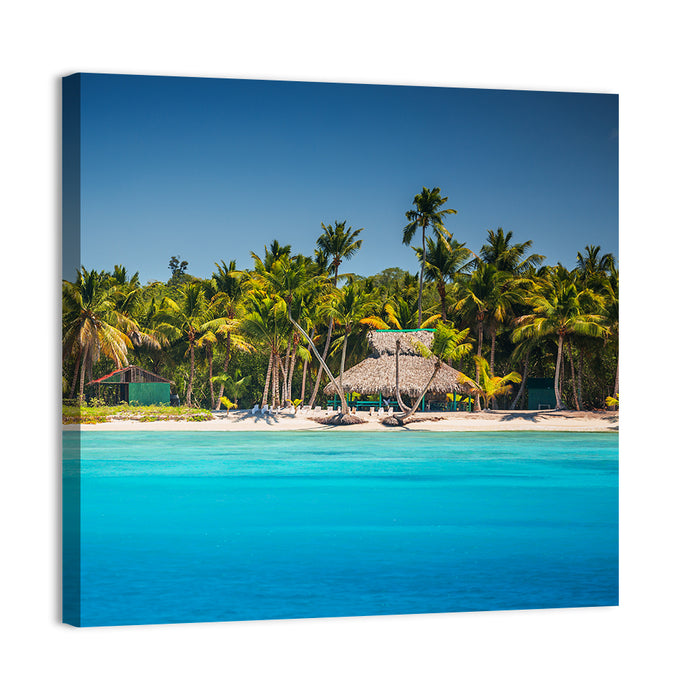 Punta Cana Beach Wall Art as a canvas print