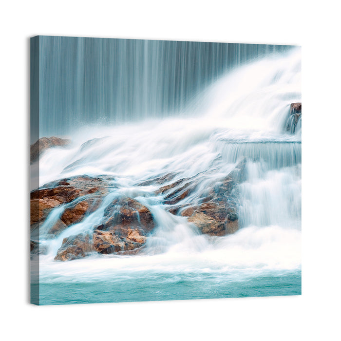 Ningbo Cascading Waterfall Wall Art as a canvas print