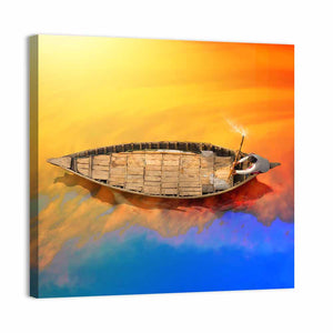 Old Wooden Boat Wall Art