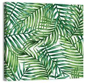 Palm Leaves Pattern I Wall Art