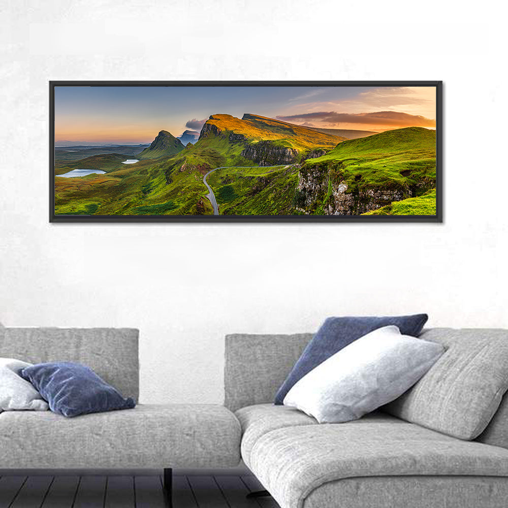 Quiraing Golden Hour, Isle of Skye Wall Art