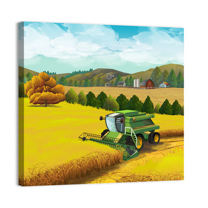 Rural Farm Landscape Wall Art